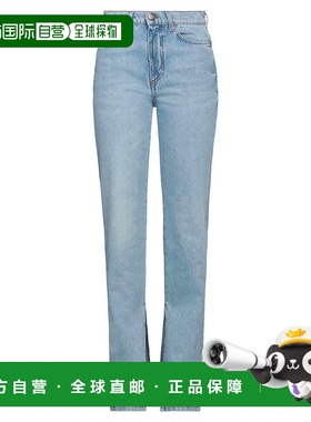 1h可退 香港直邮潮奢 twin set 女士 牛仔长裤 blue蓝色 舒适时尚