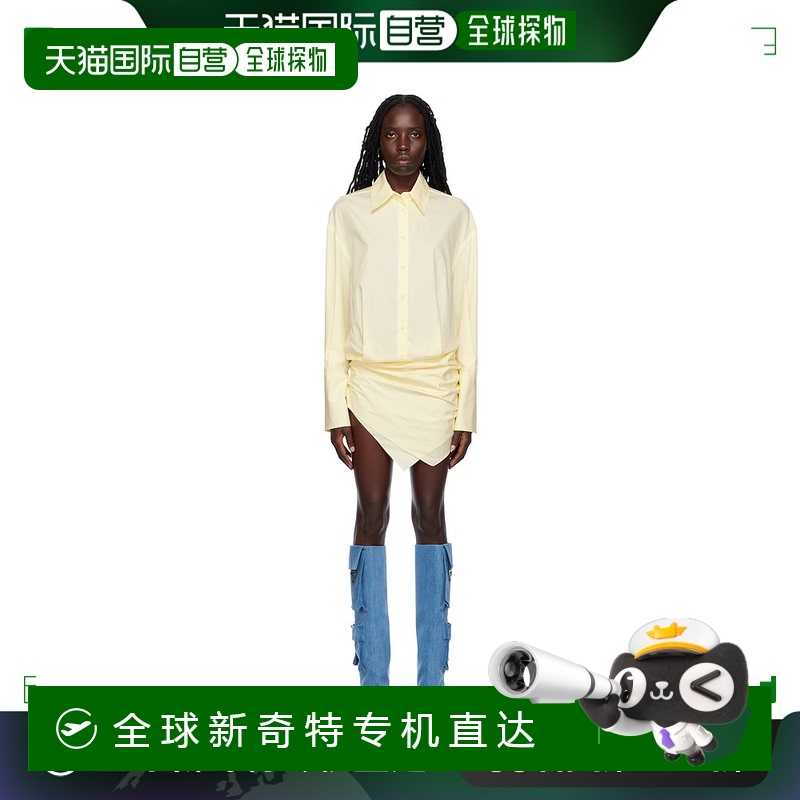 香港直邮潮奢 The Attico 女士 黄色 Hatty 连衣裙 236WCA158C069