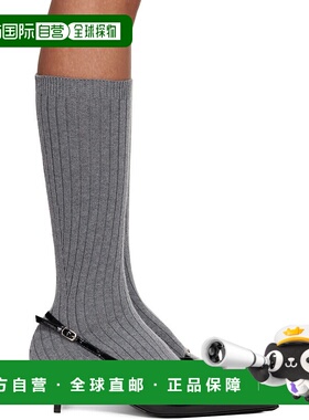 1h可退 香港直邮潮奢 magda butrym 女士 灰色 & 黑色 Ribbed Soc