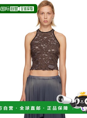 1h可退 香港直邮潮奢 Diesel 迪赛 女士 棕色 T-Ilm 背心 A185230