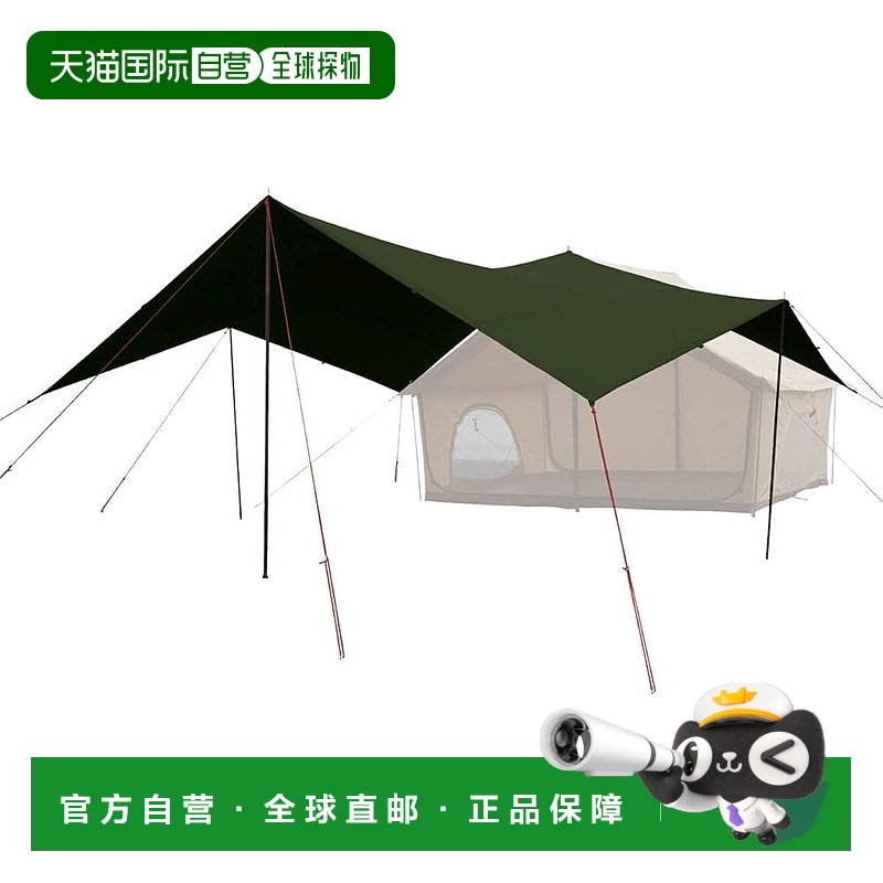 【日本直邮】DOD（国防部）鱼鳍防水布 涤棉面料 与 A 型帐篷结合