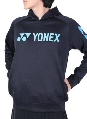 YONEX尤尼克斯 男款女款棒球服运动卫衣 黑色蓝色 SS 23005-188