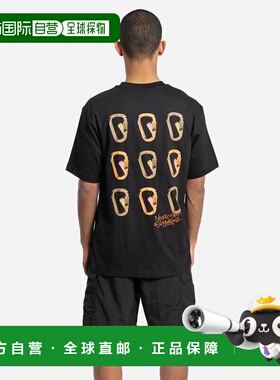 1h可退 香港直邮the north face 北面 男士 NSE 黑色宽松款T恤 NF