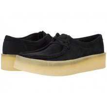 Clarks Wallabee Cup 黑色磨砂皮革