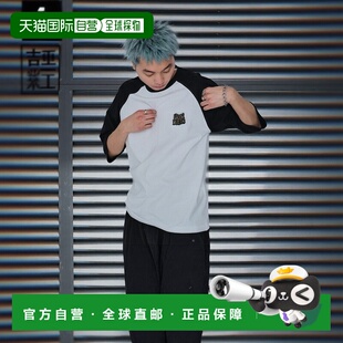 1h可退 日本直邮BEN DAVIS 男女同款春夏新作图案刺绣拉格兰T恤 M