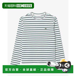 韩国直邮LACOSTE 25SS 女士多条纹长袖T恤 TF0354-55G