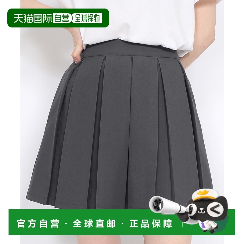 1h可退 日本直邮PUNYUS女士多彩格子印花迷你裙 PN24SS042半身裙