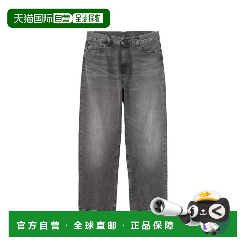 香港直邮CARHARTT WIP 男士 MAIN 黑色牛仔裤 I030468897X - 实物图