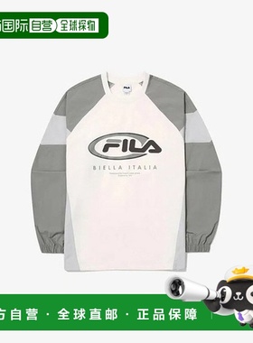 韩国直邮FILA Wheelaginfalti PQF FS2POG3105X-SWH 撞色梭织上衣