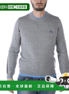 香港直邮KENZO 男士针织毛衣 3AB5PU202GRIGREY SS2022 灰色 长袖