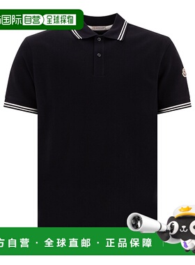 香港直邮MONCLER 男士POLO衫 8A0000789A1677X SS2025 蓝色