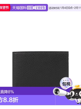 香港直发Emporio Armani阿玛尼男士钱包卡包黑色可折叠经典质感
