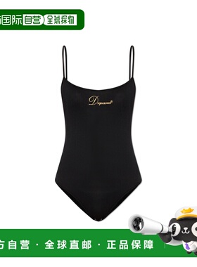 香港直邮DSQUARED2 女士T恤 D8F0462200001 SS2026 黑色 Bodysuit