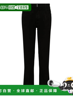 香港直邮GIVENCHY 男士牛仔裤  BM50ST510A AW2024黑色 直筒裤