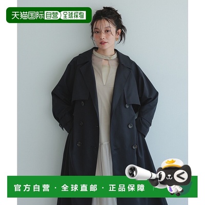 1h可退 日本直邮Dorry Doll 女装多穿法宽松袖 trench coat 可拆