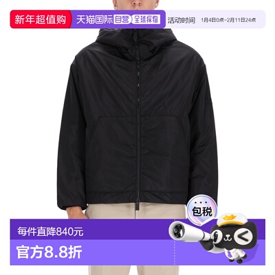 1h可退 香港直邮潮奢 premiata 男士 连帽夹克 PA1023BLACK外套