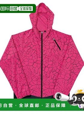 日本直邮Lucent 男女通用网球热身连帽衫粉色吸湿排汗速干拉链连X