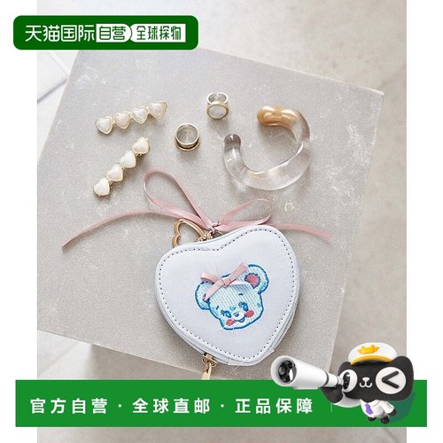 1h可退 日本直邮MAJESTIC LEGON SWIMMER联名心形吊坠小零钱包 11