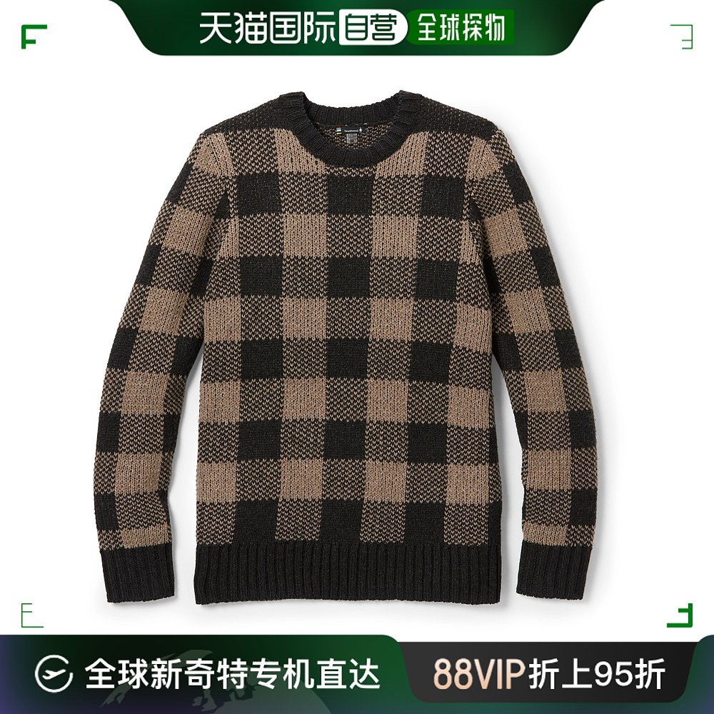 美国直邮Smartwool Cozy Lodge Buff Check毛衣-男款 Flint He