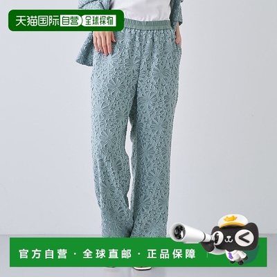 日本直邮INDIVI 可SETUP的宽版休闲内搭长裤 IN1249EW070736