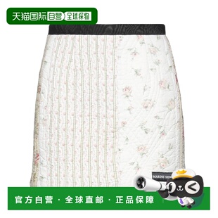 1h可退 香港直邮Marine Serre 女士 迷你半身裙 white白色 舒适时