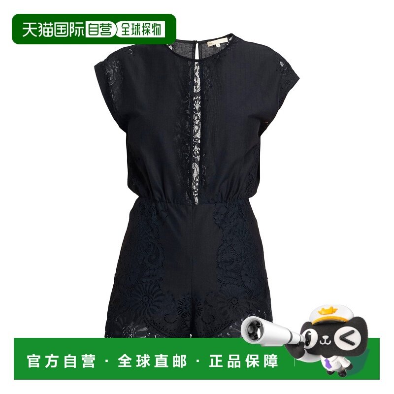 1h可退 香港直邮Maje 女士 Playsuits 短款连身裤 black黑色 舒适,女装/女士精品,连体衣/裤,淘宝优惠券,粉丝福利购,淘宝优惠卷
