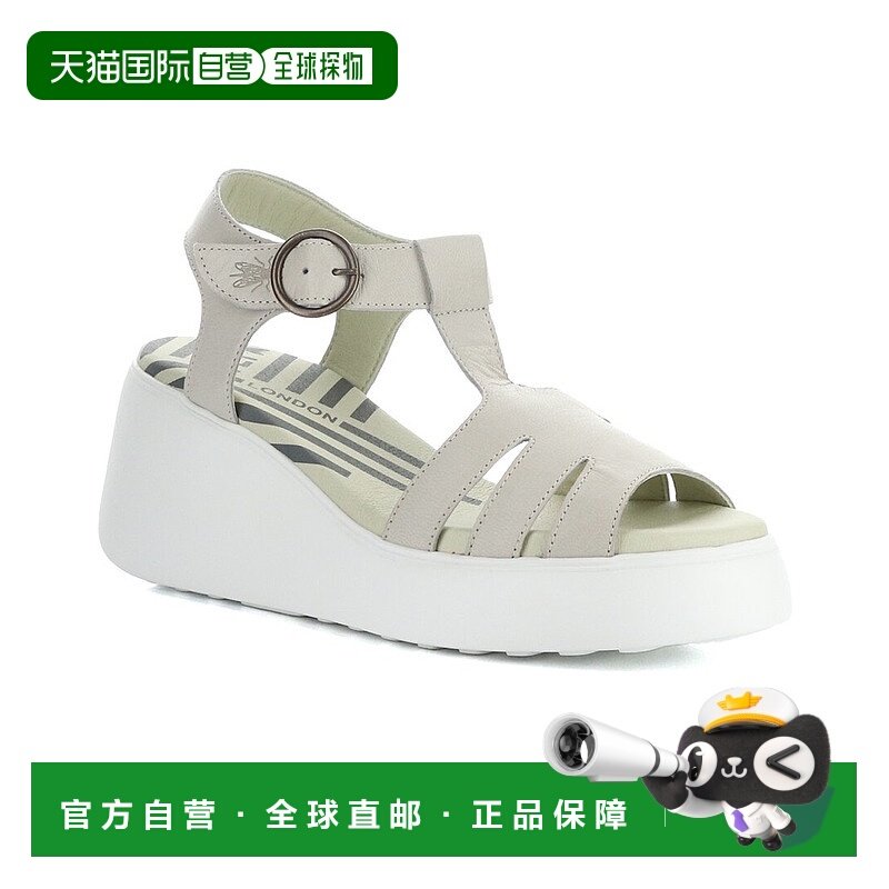 自营 FLY London Duma 皮革凉鞋 - 蓝色 美国奥莱直发