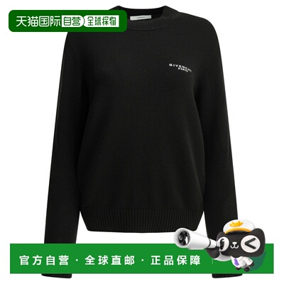 香港直邮Givenchy 纪梵希 女士 水手领带Logo毛衣 BW90VW4ZTA001B