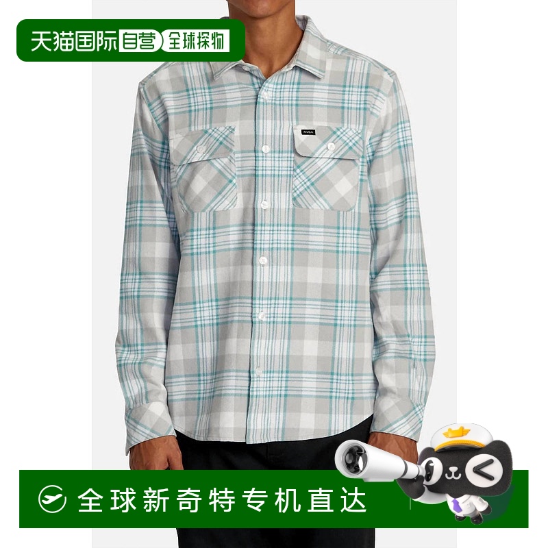 自营 rvca那件深蓝色法兰绒衬衫很合适——深蓝色 【美国奥莱】直