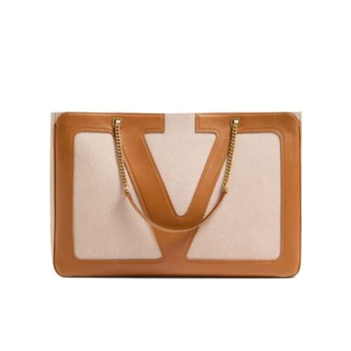 VALENTINO 女士斜挎包 WB0R12GLR9QR SS2025 花色 大号帆布购物袋