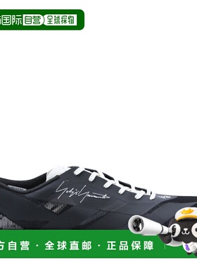 香港直邮潮奢 Y-3 男士 ACI6 ZERO 黑色皮质运动鞋 KJ3444