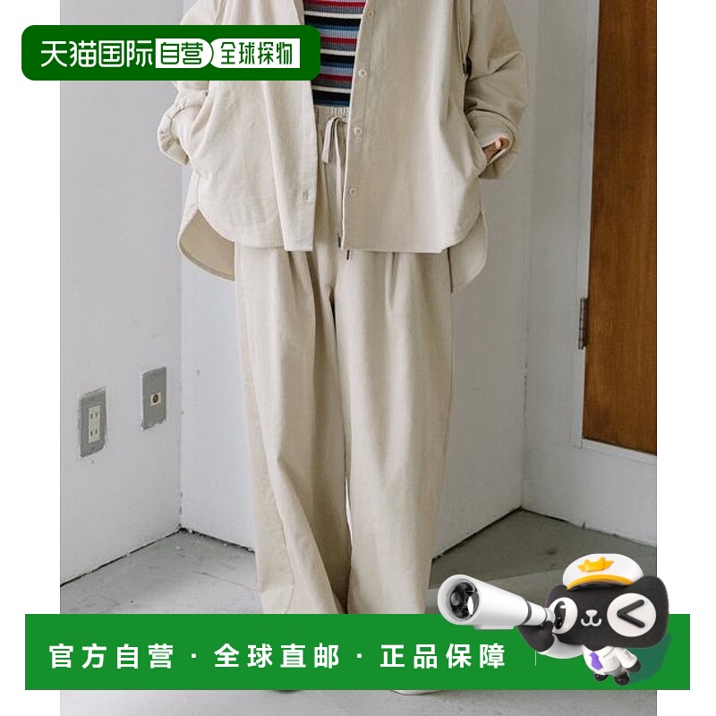 1h可退 日本直邮POU DOU DOU 灯芯绒宽松休闲长裤