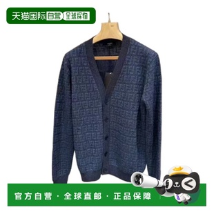 针织开衫 V领长袖 Men 24FW 香港直邮FENDI