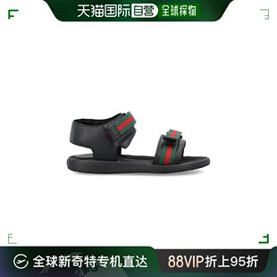 香港直邮GUCCI 257759BLN101060 女童凉鞋 99新未使用