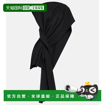 1h可退 香港直邮潮奢 The Row 女士 Keran 羊绒披肩 black黑色 舒