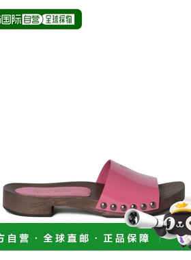 1h可退 香港直邮Miu Miu 缪缪 女士 漆皮木屐 5Z425EFA030069BEGO