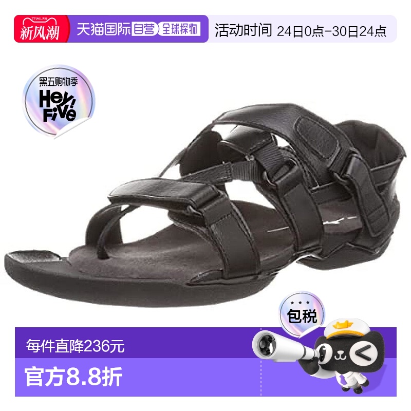 【日本直邮】Mizuno美津浓 运动凉鞋 B1GJ1785 黑 24.5 cm~25.0 c