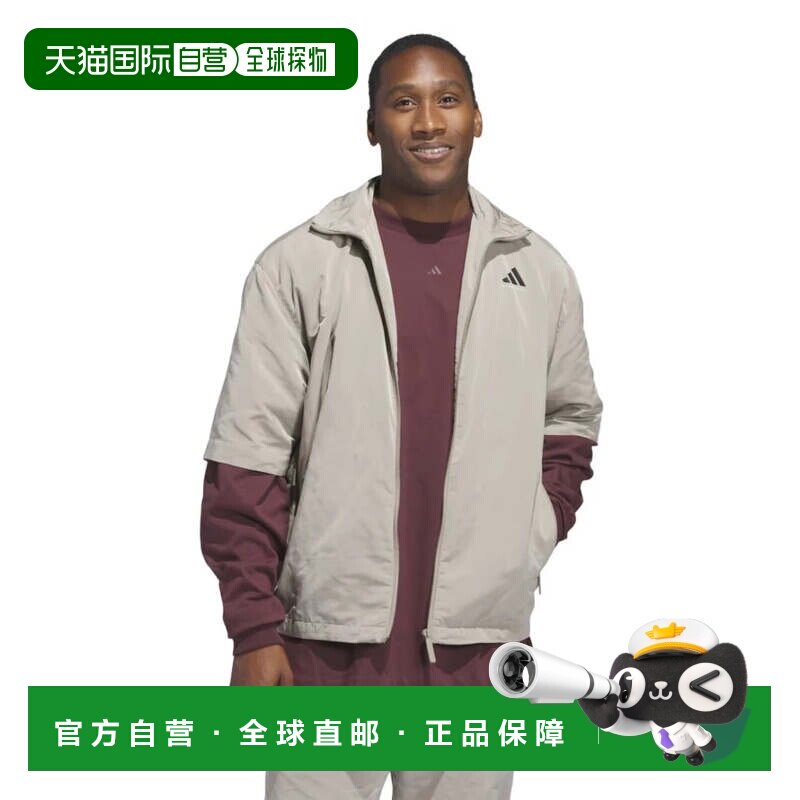 日本直邮adidas-阿迪达斯男子女子篮球短袖T恤篮球全拉链射击衬衫图片