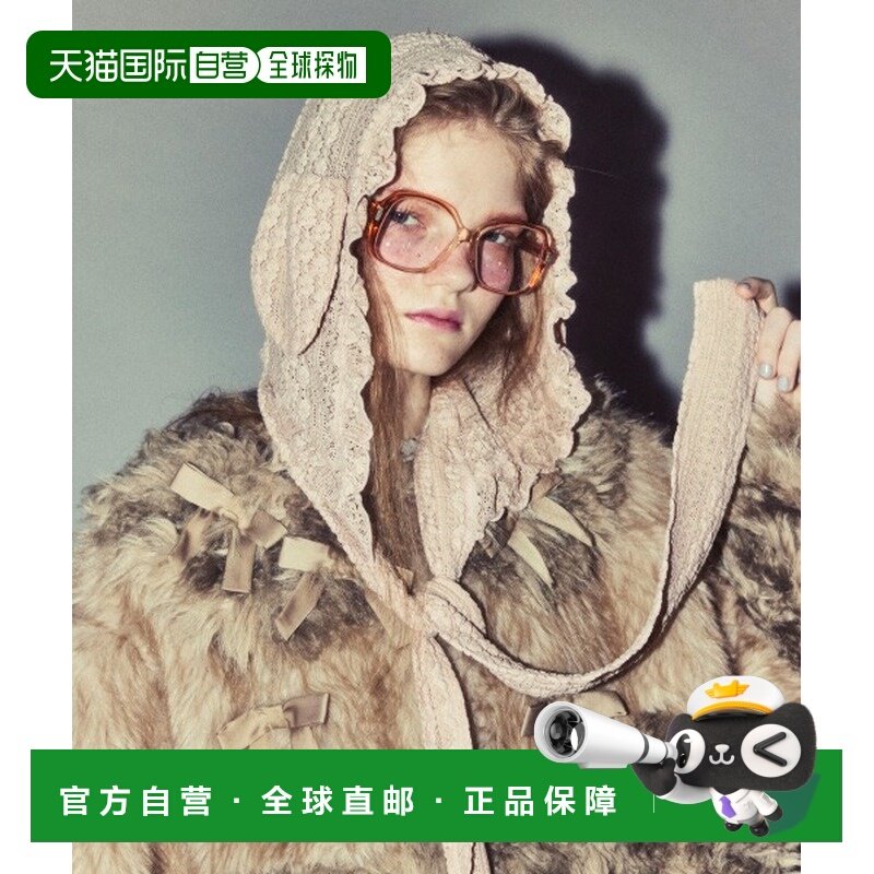 1h可退 日本直邮Candy Stripper 男女同款 狗耳蕾丝围巾 半透明可,运动包/户外包/配件,围巾/围脖,淘宝优惠券,粉丝福利购,淘宝优惠卷