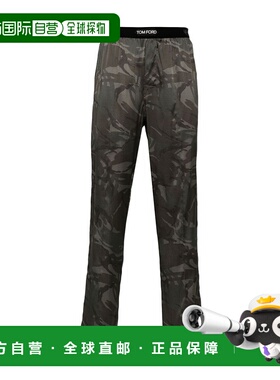 香港直邮Tom Ford 迷彩图案徽标休闲裤睡裤 T4H201550