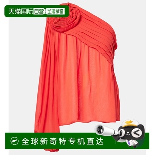 花朵装 RIO 女士 red红色 饰单肩上衣 香港直邮潮奢 1h可退 FARM