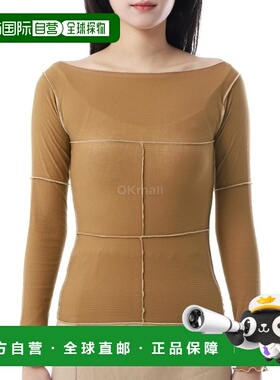 韩国直邮Baserange Cinder 长袖 T 恤（阿拉米洛棕色）(TOCL-RB-S