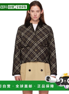 1h可退 香港直邮潮奢 Burberry 巴宝莉 女士 棕色 & 灰色 Oldham