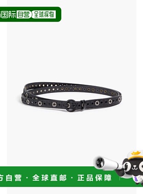 1h可退 香港直邮Sandro 女士 精饰皮带腰带 SFACE00356NOIR