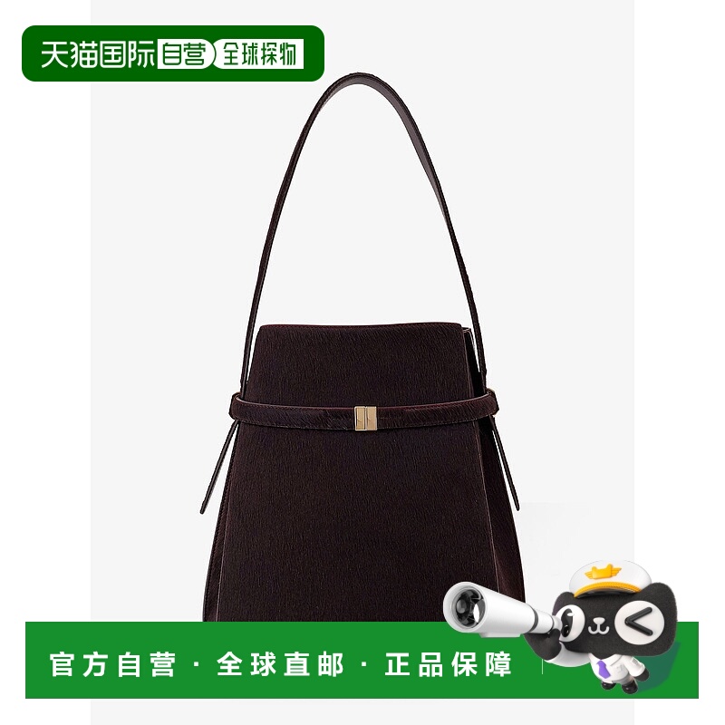 1h可退 香港直邮潮奢 toteme 女士 the 小马皮有肩带正面肩包 261