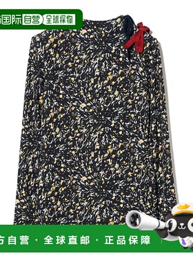 1h可退 日本直邮TOGA PULLA 女装 大胆印花长袖上衣 肩部蝴蝶结设