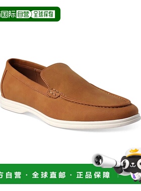 自营Alfani Porter 100147507 Loafer男式棕色人造皮革记忆海绵ZP