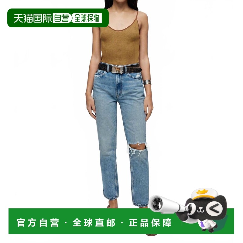 自营redone70S Straight Cut Jeans In Worn Med Raf - worn med