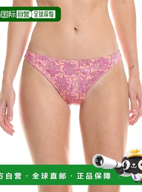 自营 Ramy Brook 印花 Isla 比基尼泳裤 - 橙色 美国奥莱直发性感