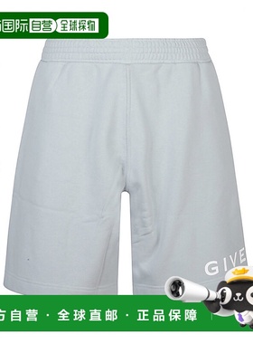 香港直邮GIVENCHY 男士短裤 BM51863YAC456 SS2024 蓝色休闲裤